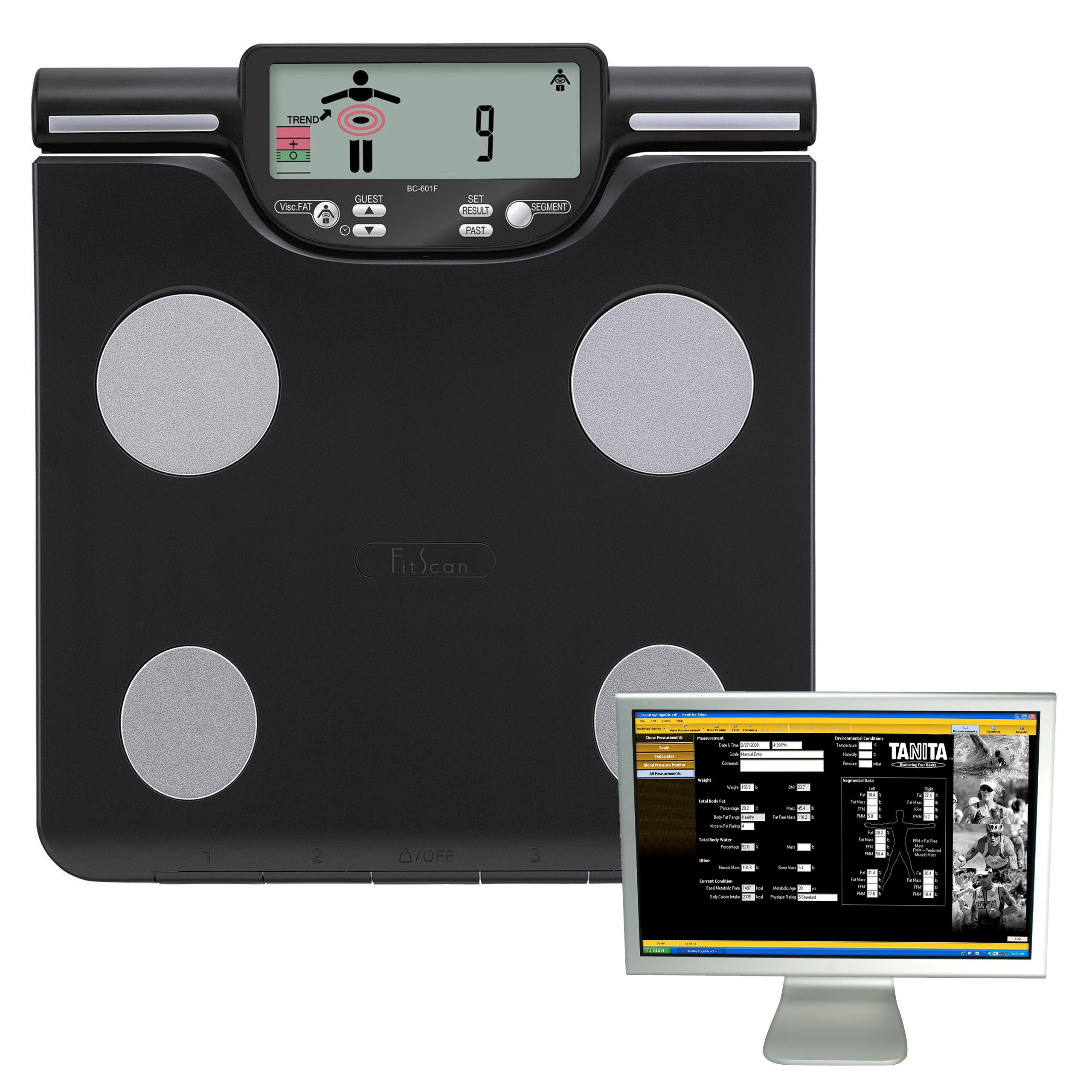 Tanita BC-601 FS FitScan Segmental Body Composition Monitor with Tanita BC-601 FS FitScan Segmental Body Composition Monitor with
