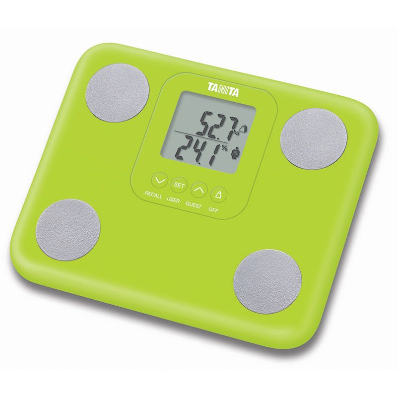 Tanita Innerscan Body Composition Monitor Weighing Scale Green Compact Light 